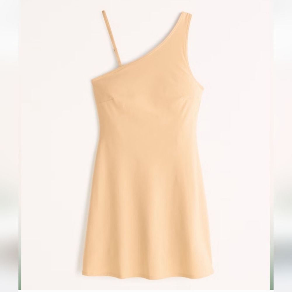 NWT Abercrombie & Fitch Traveler  One-Shoulder Mini Dress Sz: XS P